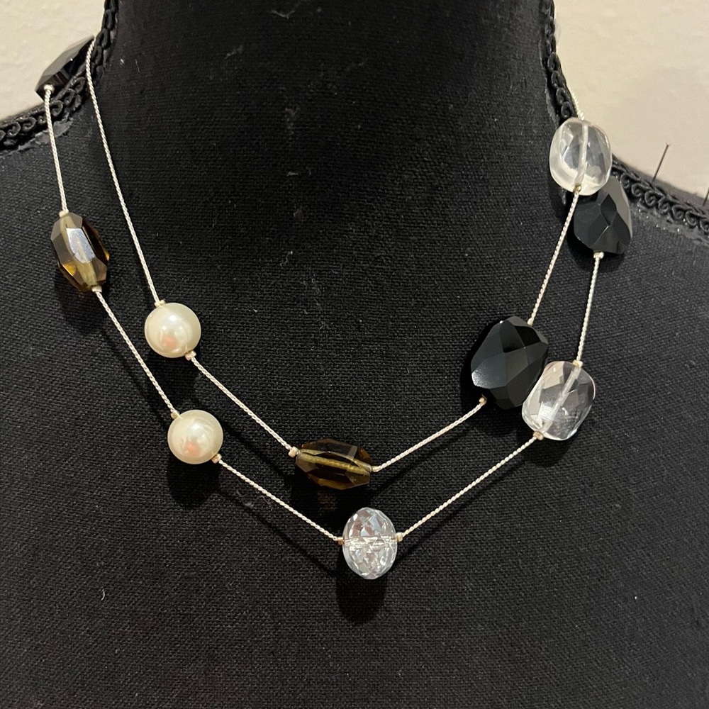 White House Black Market Station Necklace